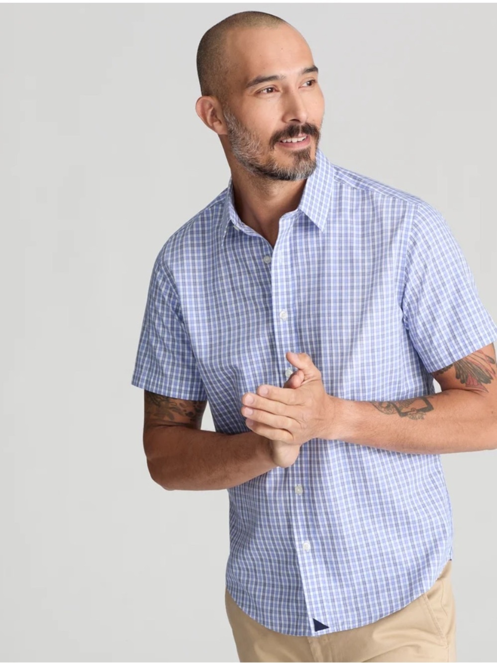 UNTUCKit Wrinkle-Free Short-Sleeve Dante Shirt XL